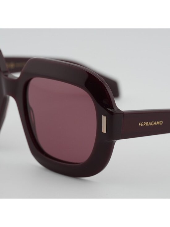 Salvatore Ferragamo SF2068SE 606 Sunglasses Burgundy Butterfly Frame, PurpleLens main image 7
